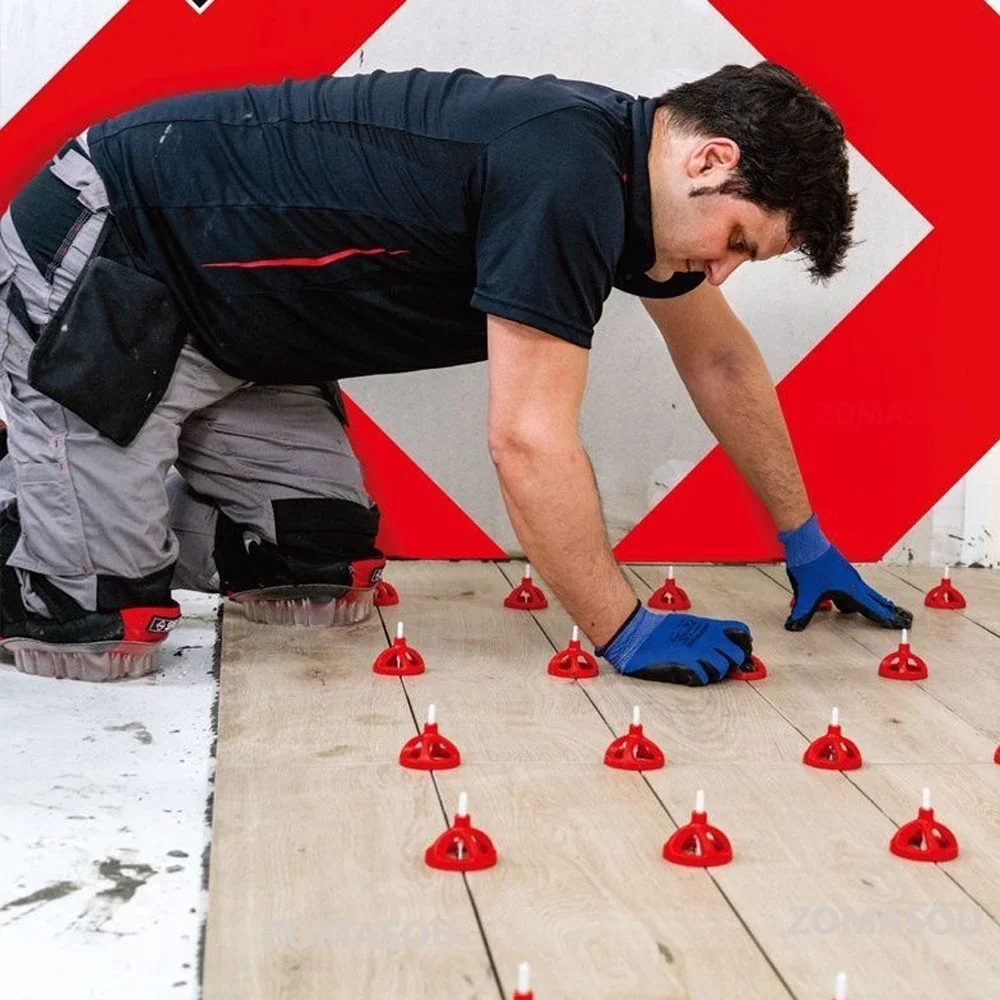 800-50Pcs Professional Ceramic Tile Leveling System Clips Spiral Spacers  Wadge for Tile Laying Wall Floor Construction Tools