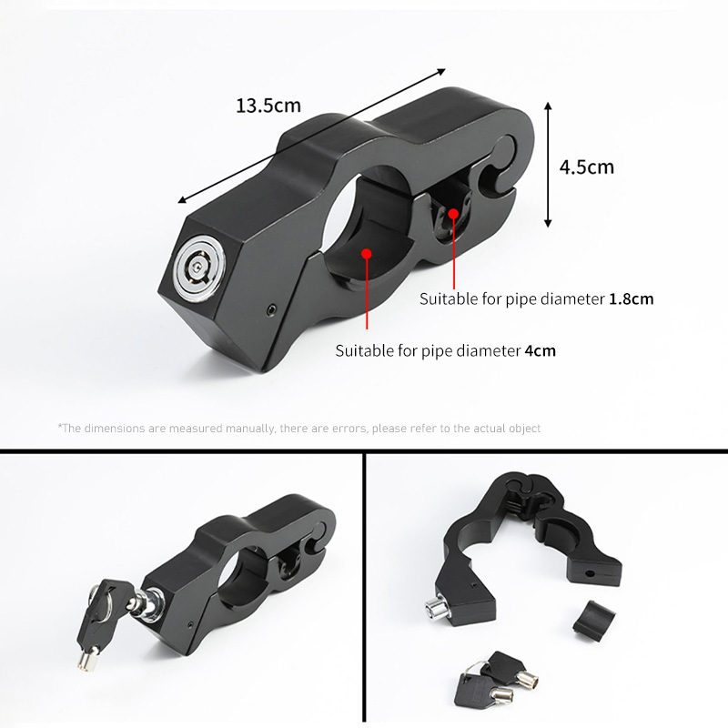 Blocco moto Heavy Duty per Grip Lock blocco acceleratore serrature freno antifurto freno anteriore su Dirt Bike ciclomotore Scooter Lock