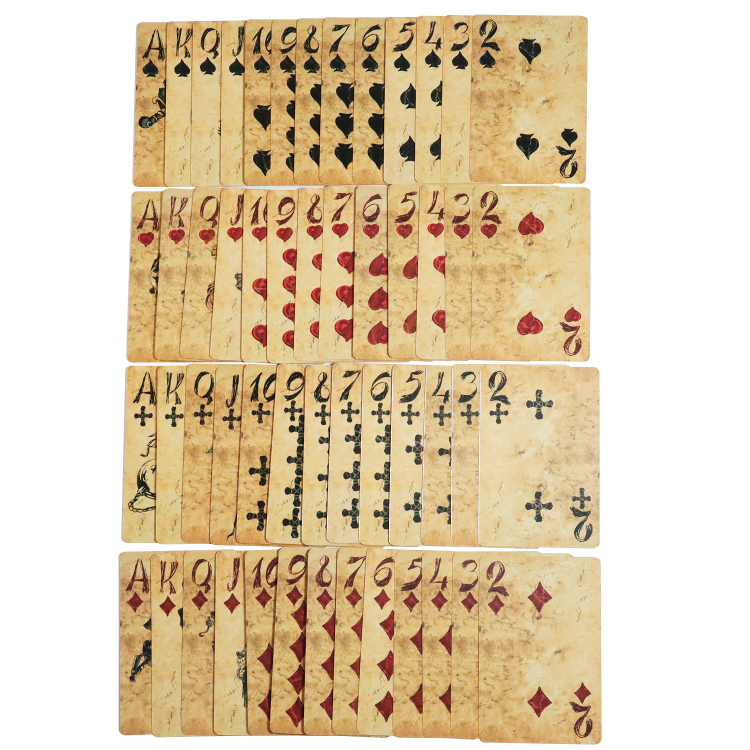 Cartas de jogo de rei pirata, baralho de cartas de ponte de estilo vintage, 60x90mm, cartas de jogo de tabuleiro de pôquer