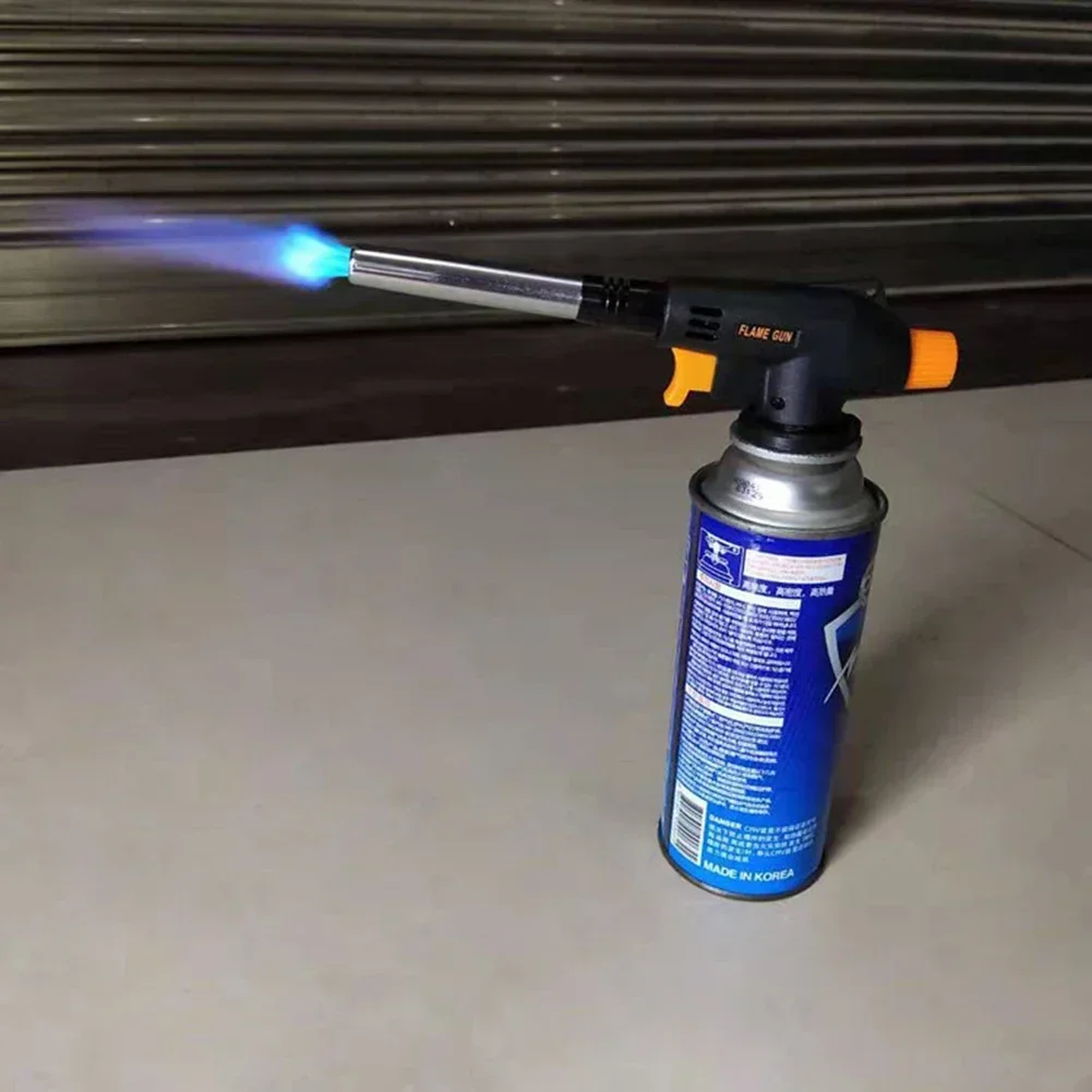 Welding Gas Burner Flame Torch Gas Torch Ignition BBQ Cooking Camping Ignition Flamethrower Outdoor Camping Tool