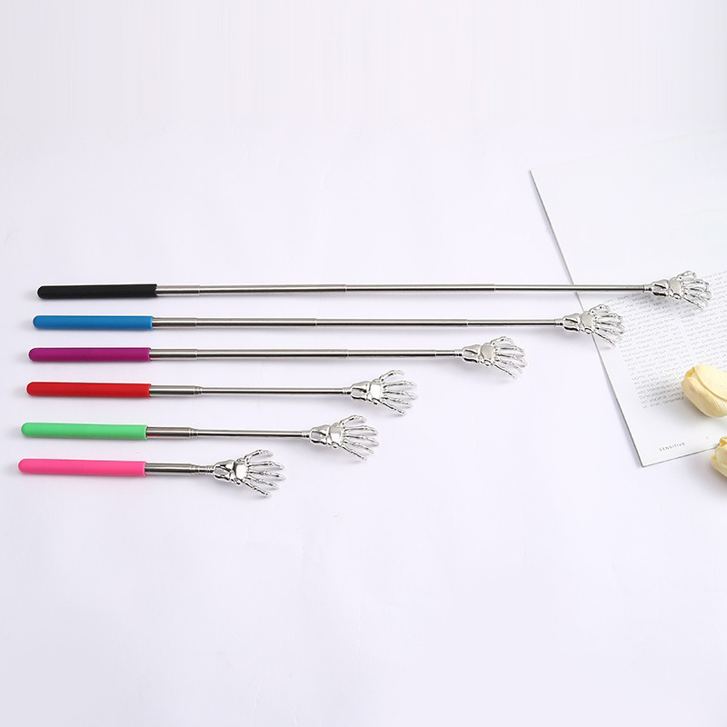1 Piece Extendable Back Scratcher Portable Telescoping Metal Stainless Steel Back Scratchers Hand Massager