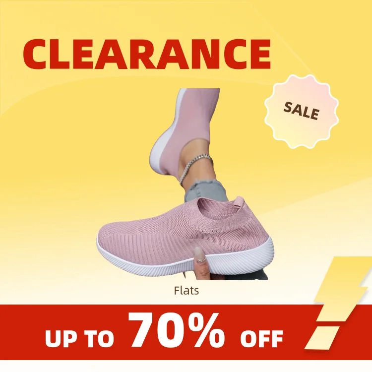 Clearance_Damenschuhe, einfarbig, Netz-Sneaker, fliegend, gewebt, zum Gehen, modisch, Slip-on-Flats, Sport, Laufen, Damen, atmungsaktiv