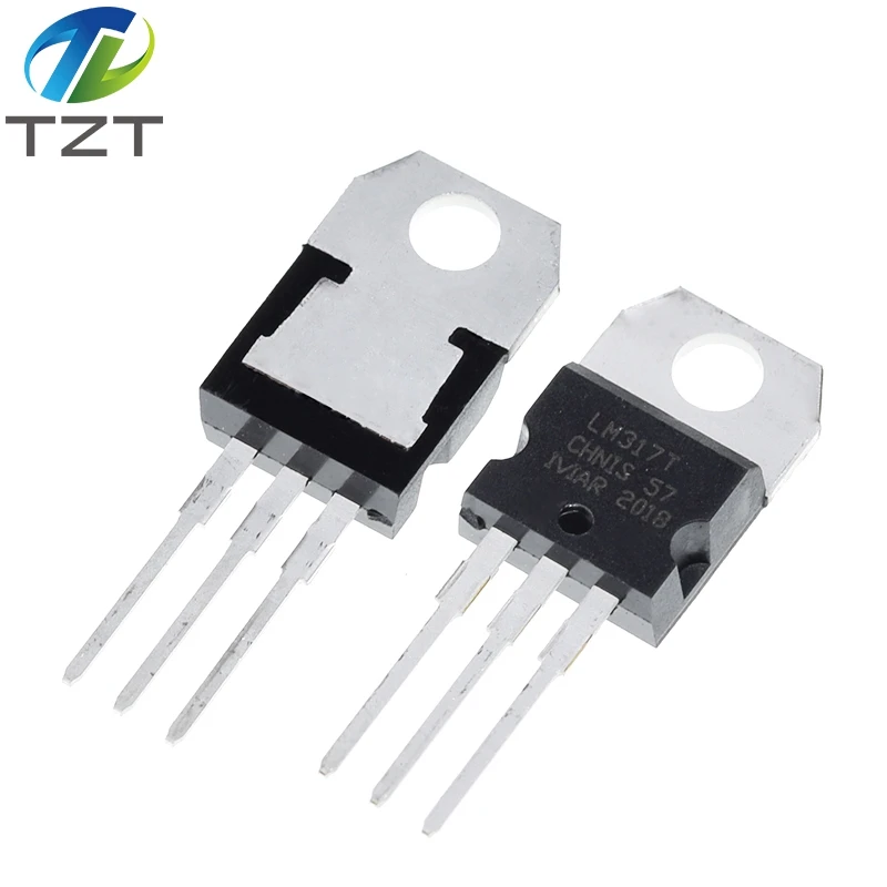 10 pz LM317T LM317 Regolatore di tensione da 1,2 V a 37 V 1,5 A