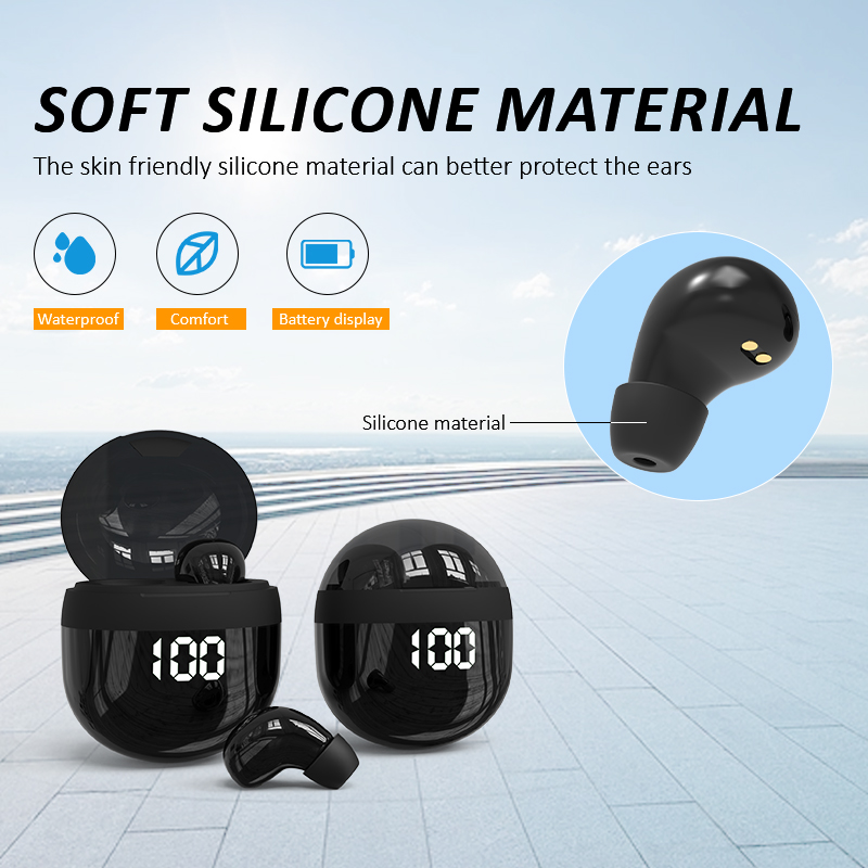 Sk-Bluetoothワイヤレスヘッドセット,マイク付きスリープヘッドセット,ノイズリダクション,スマートフォン用ヘビーベースヘッドセット