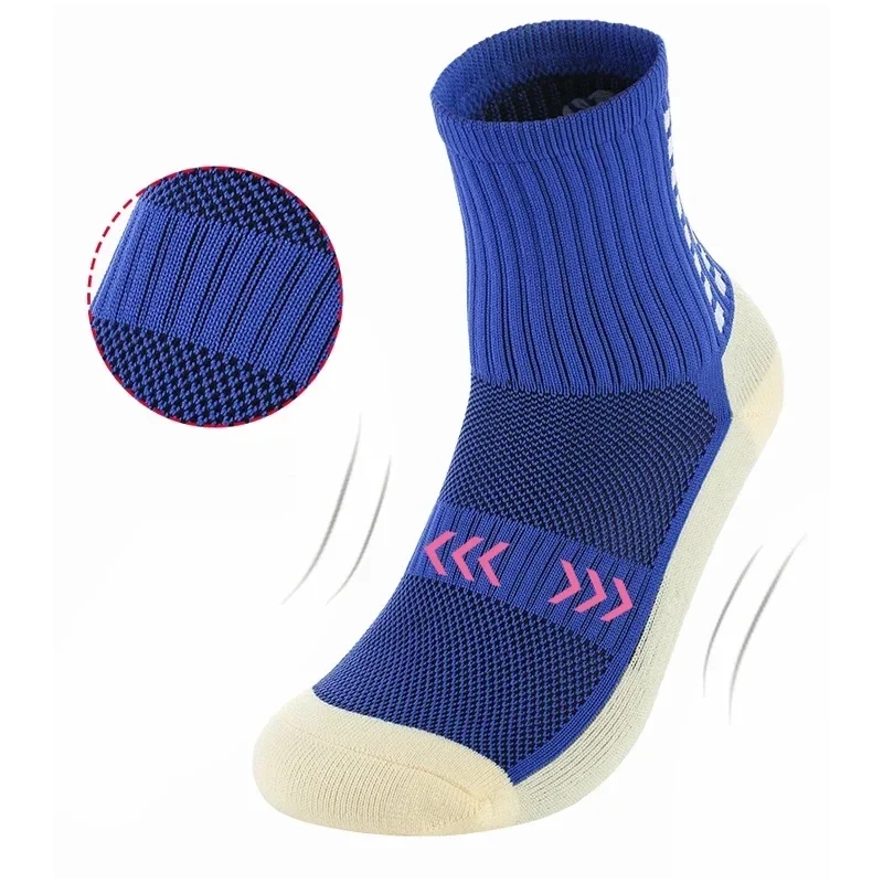 Anti-Slip Fußball Socken Männer Frauen Sport Socken Atmungsaktive Silikon Unten Fußball Outdoor Sport Laufen Radfahren Grip Socken