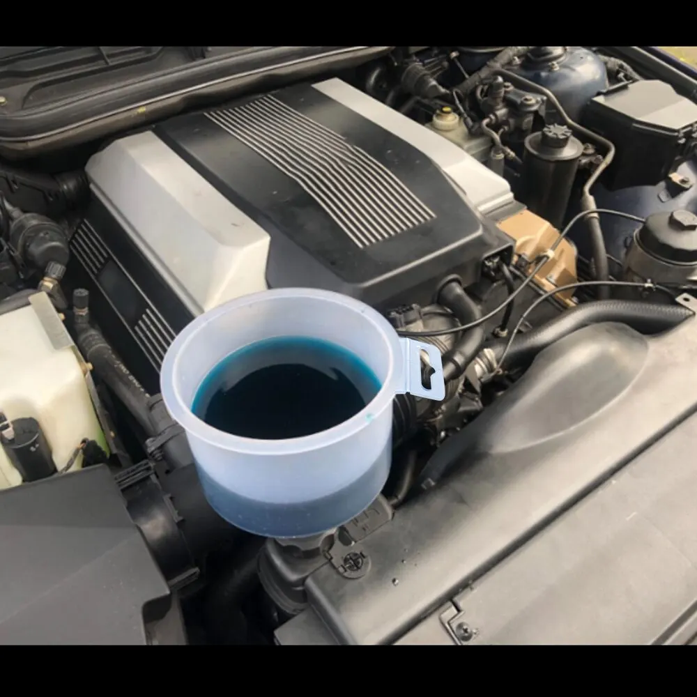 15 unids/set herramienta de aceite para verter accesorios de coche Kit de llenado de refrigerante a prueba de derrames apto para vehículos universales boquilla de embudo de llenado de plástico