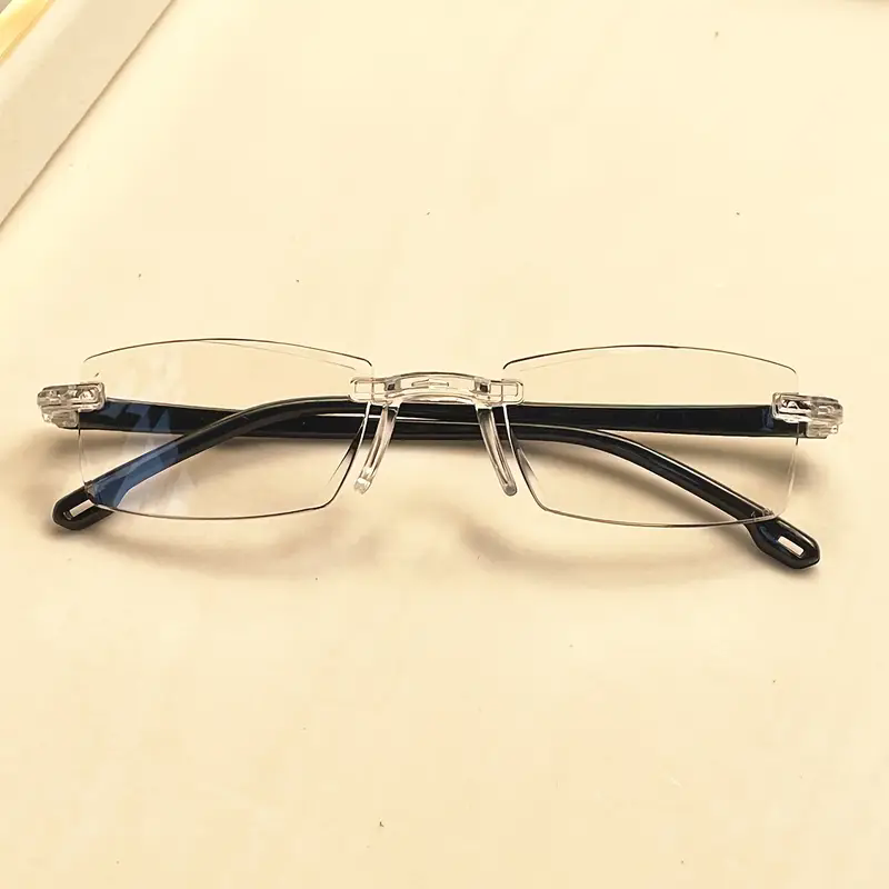 6PCS Vintage Square Reading Glasses for Women, Anti-Blue Light Polycarbonate Lens, One-Piece Square Frame,