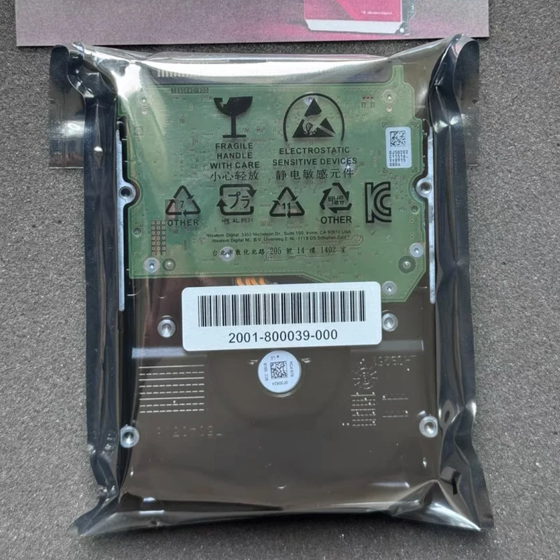 WD 14TB WD140EFGX NAS red disk  7200 256m enterprise mechanical hard disk cache SATA, 3.5in CMR WUH721414ALE6L4/6L0 used