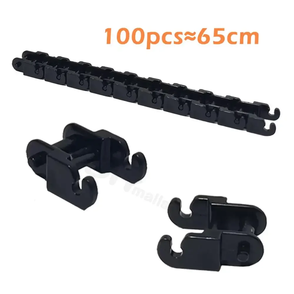 100 pçs conjunto de engrenagens técnicas link corrente tijolos engrenagens conjunto peças 3711 14696 10928 94925 3648 3649 para moc blocos de construção trem brinquedos