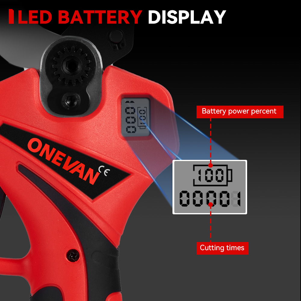 ONEVAN 55 มม.Brushless ไฟฟ้าเฉือนไร้สาย Trimmer กรรไกรผลไม้สวนบอนไซเครื่องตัดสําหรับ Makita 18V แบตเตอรี่