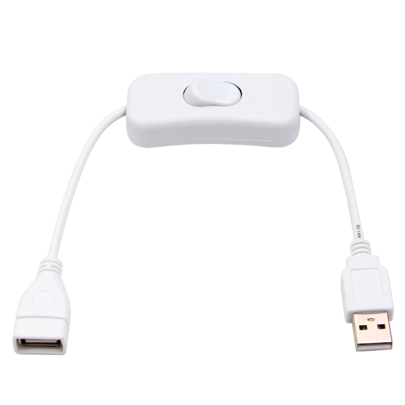 NEW 28CM USB Cable with Switch ON/OFF Cable Extension Toggle for USB Lamp USB Fan Power Supply Line Durable HOT SALE Adapter