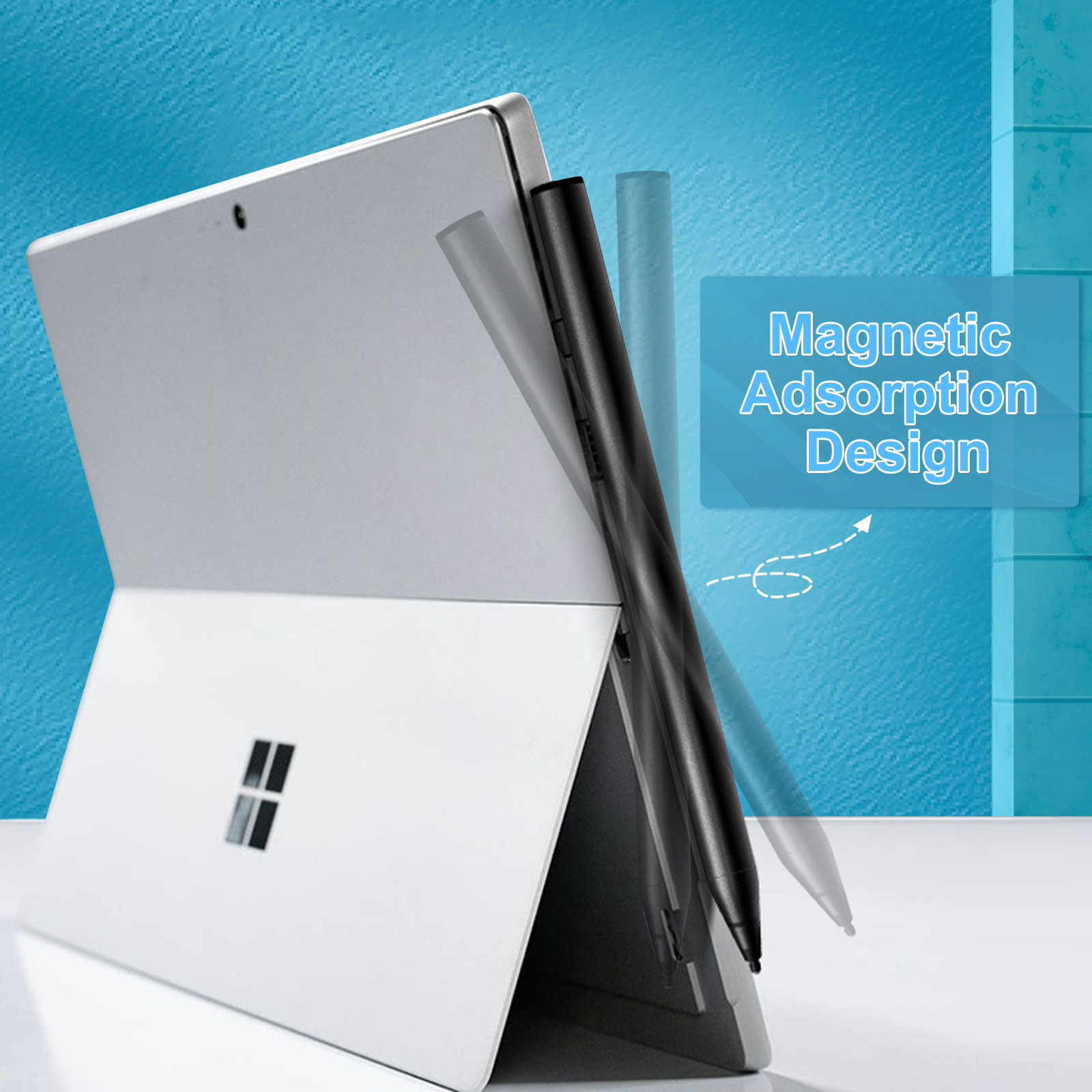 Lápiz óptico para carga de USB-C de Surface 4096 para Microsoft Surface Pro 8 7 6 5 4 3 X/Surface 3/Go 3 2/portátil 4 3 2/Libro 3 2 1