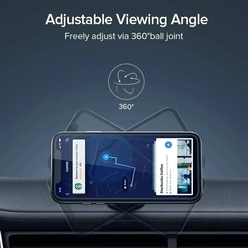 Magnetic Car Phone Holder Mount Dashboard Smartphone Mobile Stand Bracket Cell GPS Support in Car For iPhone Xiaomi Samsung LG