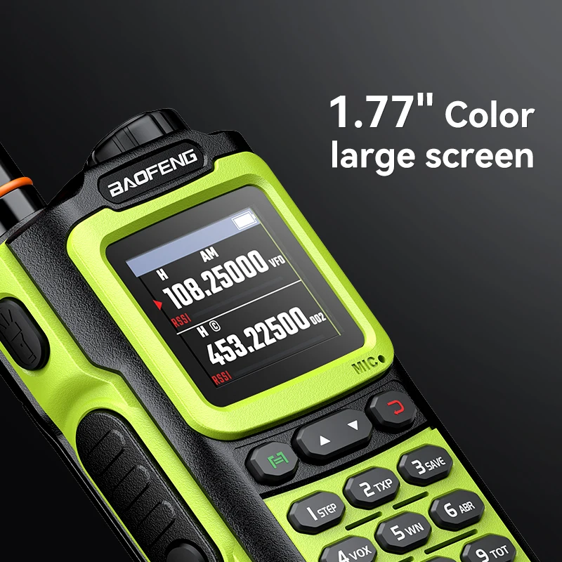 Baofeng UV-20 Walkie Talkie banda completa AM FM copia inalámbrica frecuencia tipo C 999CH VHF UHF Ham de largo alcance Radio de 2 vías UV-G30 Pro V1