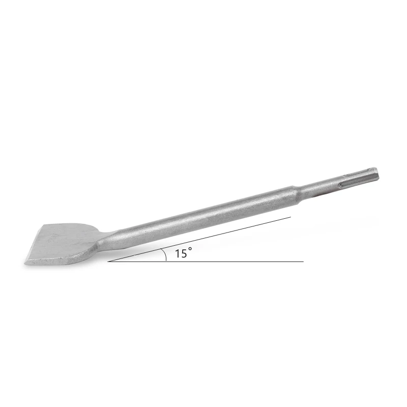 1PC SDS PLUS Round Shank Electric Hammer Drill Bit Groove Flat Chisel Masonry For Concrete Impact Drill Elbow Widening Drill Bit