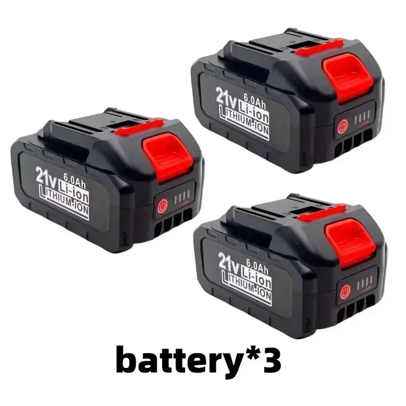 100% Original New 21V 6000mah Fast Charging Lithium-ion Battery For Electric Tools Suitable For BL1850 BL1840 BL1440 (196391-6)