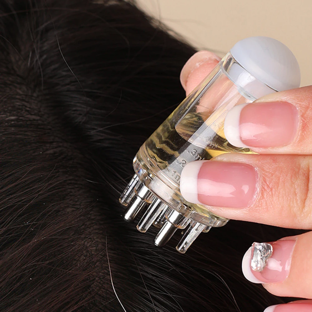 Hair Oil Applicator - Scalp Massage Comb, Essential Serums Brush for Hair Care Massage Relaxation, 6 ml, 1 Pcs