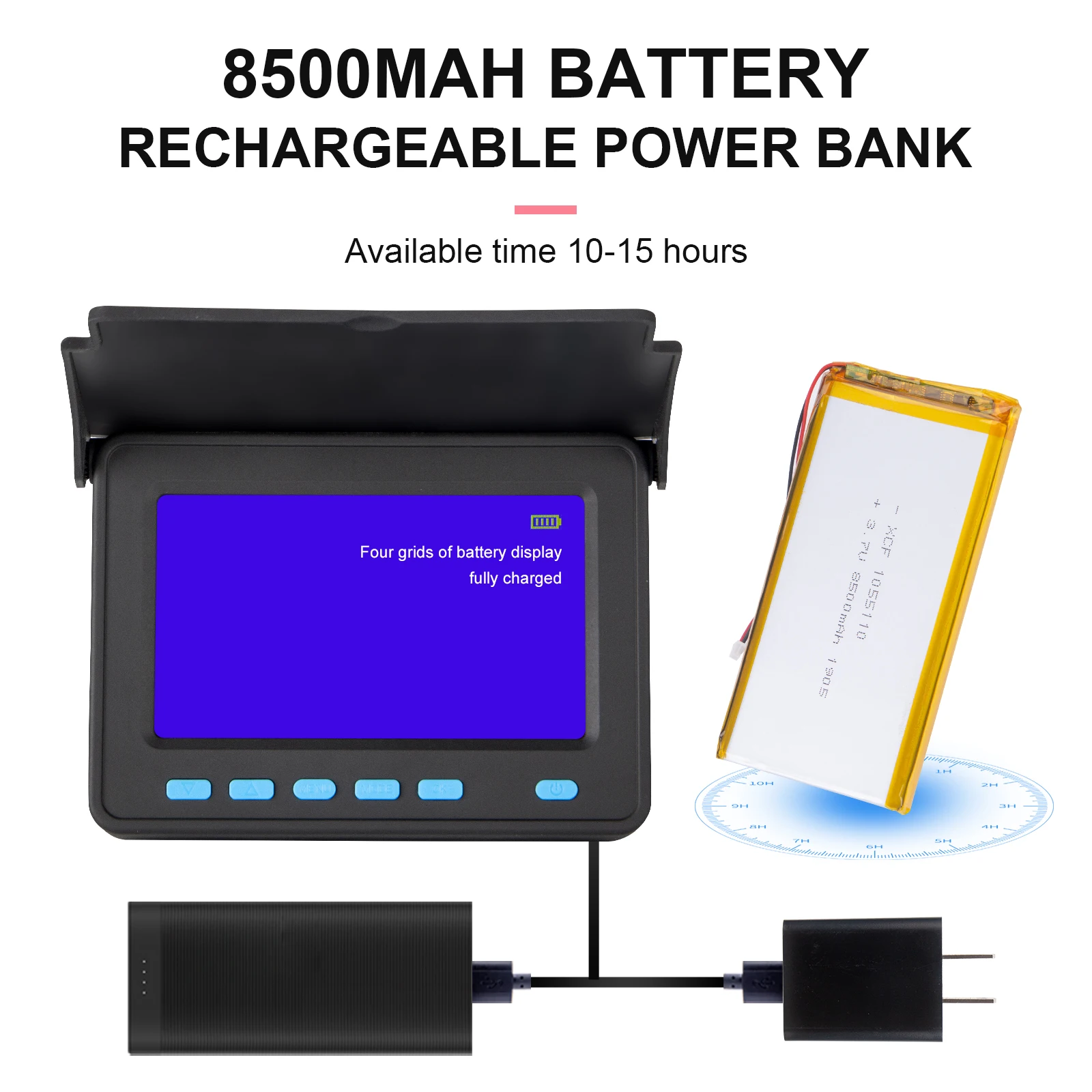 下水道管検査カメラ DVR 16 ギガバイトビデオ録画、SYANSPAN 排水工業用内視鏡防水 8500MHA バッテリー 20/30/50 メートル