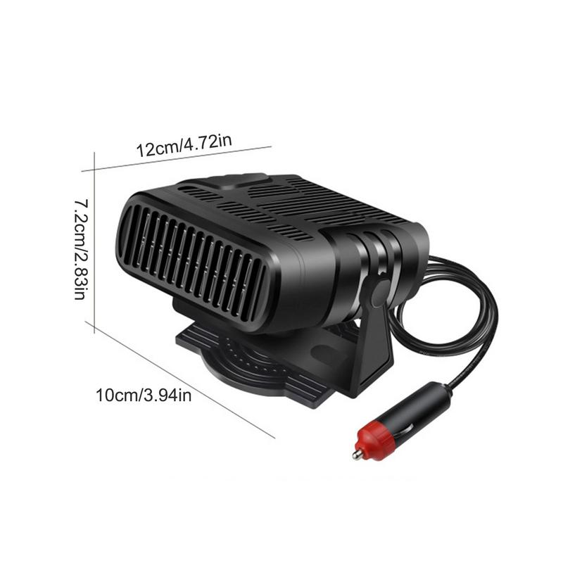 Car Heater Fan 2 in1 Cooling Heating 120W/200W 12V/24V Portable Auto Windshield Heater Cars Defrosting Defogging Heating Cooling