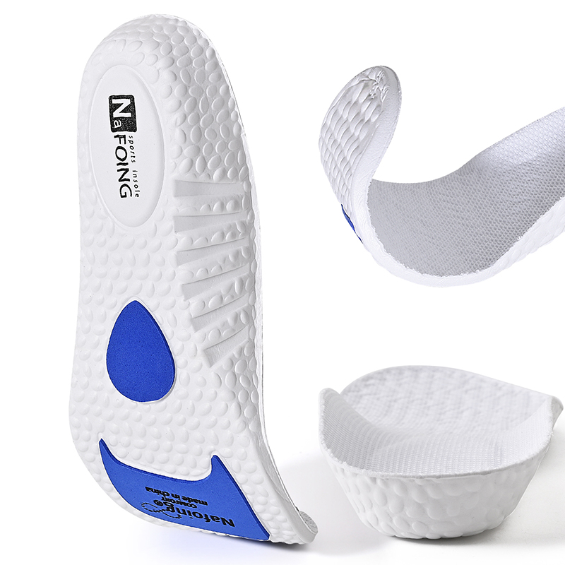 1 Pair Sports Insoles Elastic Running Insole For Shoes Arch Support Insole Absorption Deodorant Breathable Insoles