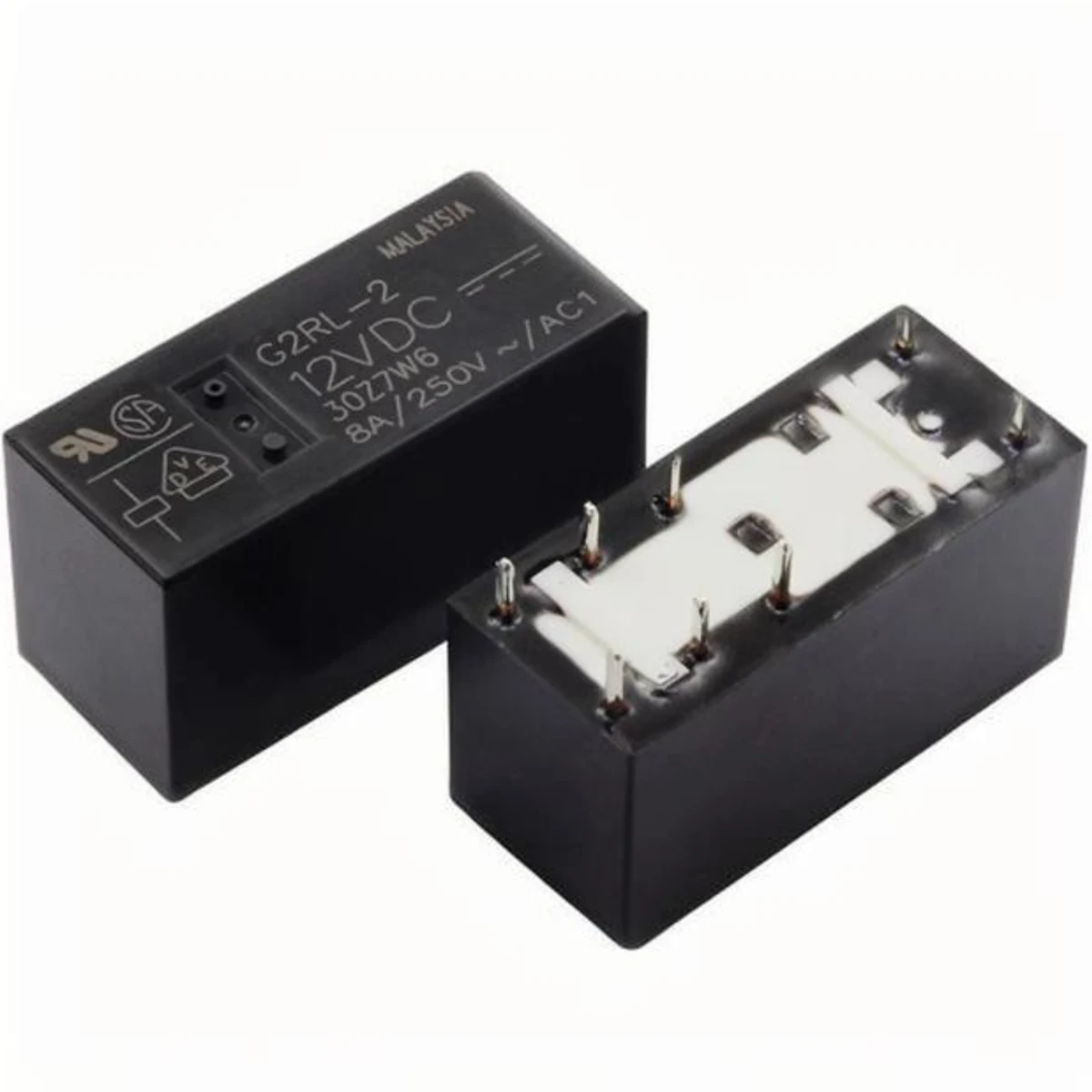 5PC original G2RL-2 5VDC DC5 G2RL-2 12VDC DC12 G2RL-2 24VDC DC24 5V 12V 24V universal relay DPDT 8A 8-pin DIP,12.5x28.8mm Relays