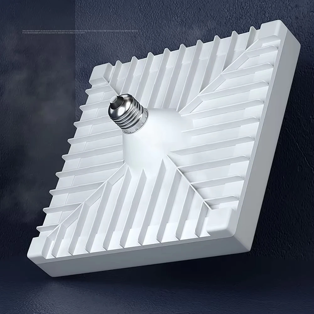 LED-Lampe E27 Sockel 180-265V quadratische Decken leuchte Innen beleuchtung 30W 40W 50W Glühbirne kalt weiß Energie spar lampe Garage Licht