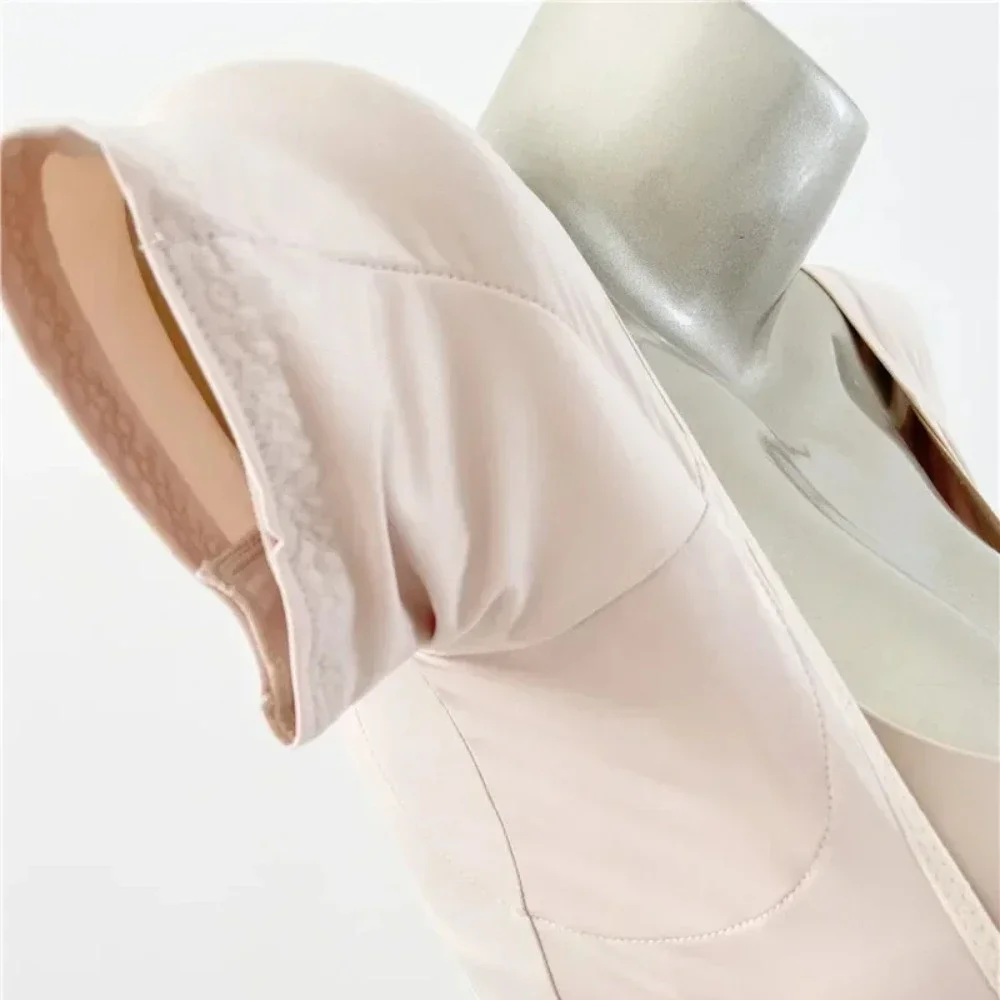 Almohadilla de absorción de sudor para axilas, chaleco de malla de secado rápido con forma de camiseta, transpirable, antimanchas de sudor, seda de leche