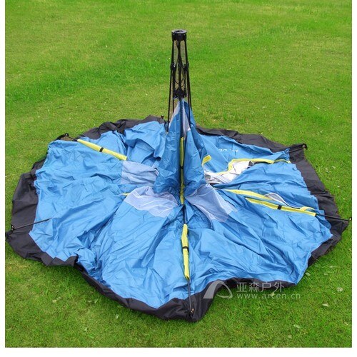 3 Kepribadian Otomatis Tenda Berkemah Gurun dan Rubah Ransel Tenda Berkemah, Cahaya Mulai Orang Tenda Ganda Aluminium Tahan Air