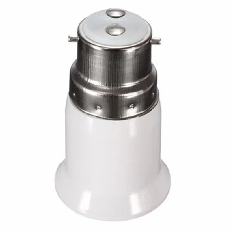 1/5PCS Lampenfassungen Konverter B22 Zu E27 Led-lampe Konverter Lampensockel Halter Schraube Licht Sockel Adapter Anti-brennen Birne Halter