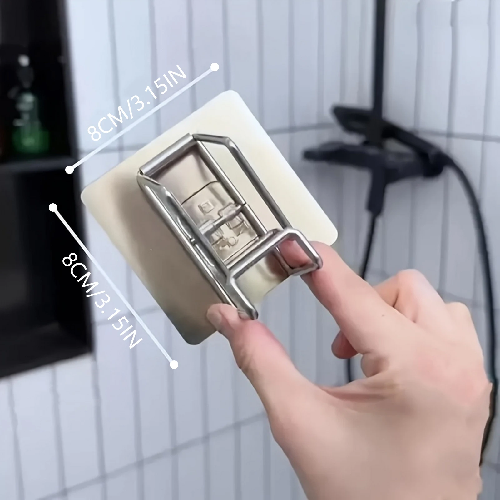 1/2/4/6 pezzi gancio per lavabo in acciaio inossidabile multifunzione senza punzonatura cucina bagno rack lavabo portaoggetti asciugamano appeso supporto