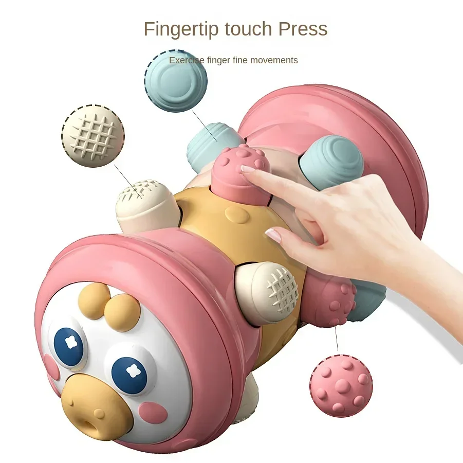 Jouets mentaires oriels de développement Montessori dos pour enfants, rouleau TUNITime, activité pour bébé, 0 à 12 mois