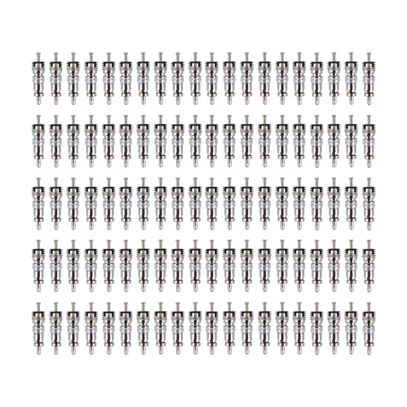 100 шт. сердечник клапана Schrader для автоматического кондиционера переменного тока, велосипедная шина, замена HVAC