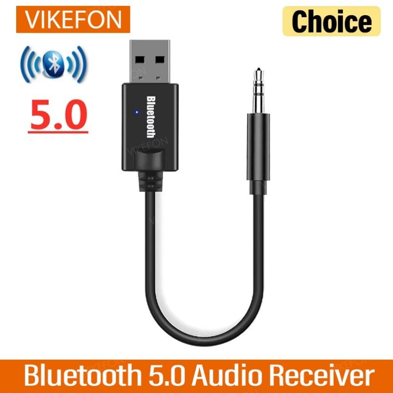 Wireless Audio Adapter Bluetooth 5.0 Receiver Car Kit 3,5 MM 3,5 Jack AUX Auto Stereo Musik USB Dongle für Auto Lautsprecher Verstärker