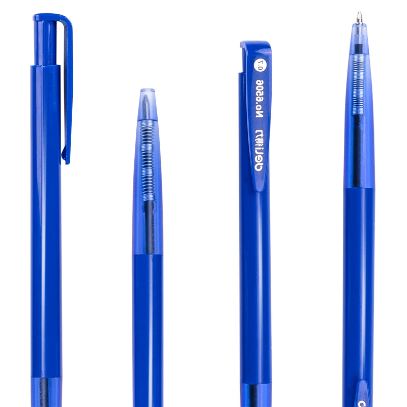 DELI-Bullet Tip Kugelschreiber-Set, feine Spitze 0,7 mm, blaue Tinte, Büro- und Schulbedarf, Schreibwaren