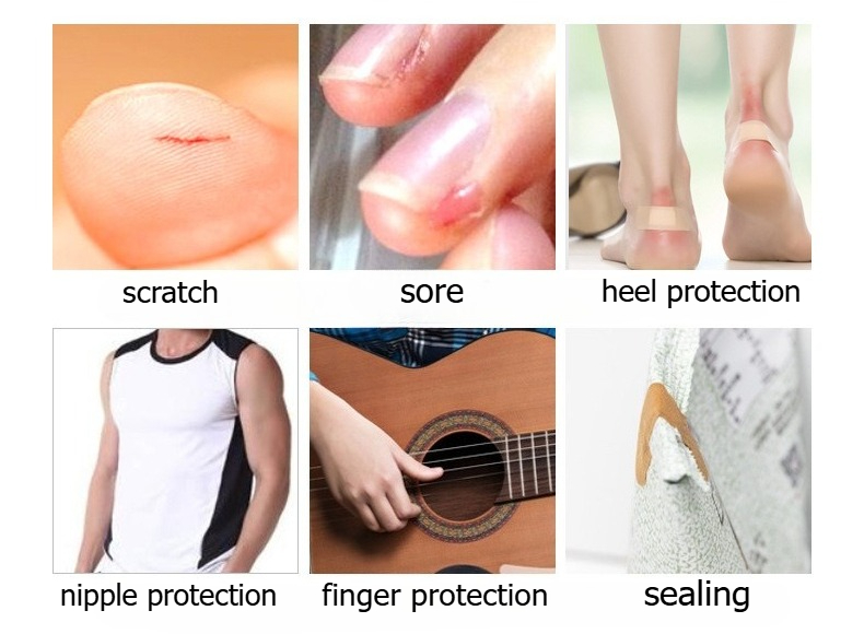 100 pçs impermeável respirável gesso pegajoso acampamento ao ar livre bandagem médica hemostática curativo remendo família reserva band aid