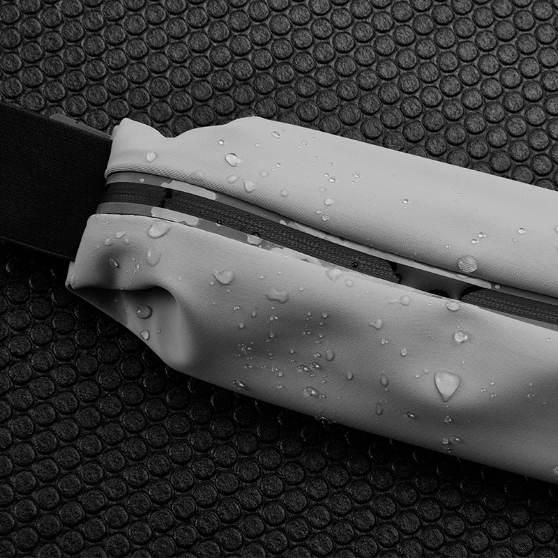 Riñonera deportiva invisible, cinturón para teléfono móvil, riñonera para correr a la moda, cinturón ultraligero impermeable