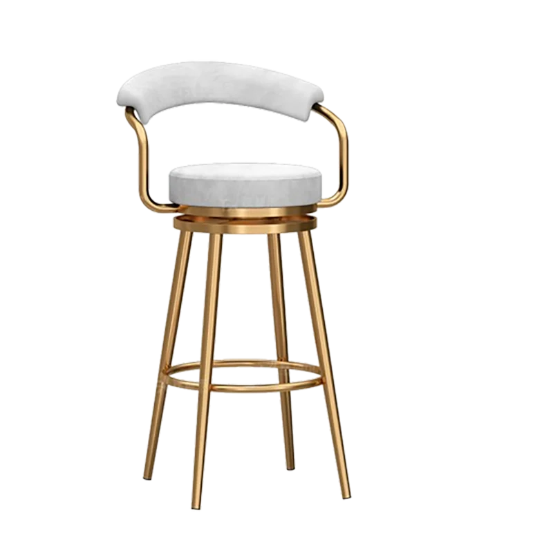Sillas de Bar con estilo Para ocio, soporte de diseño, cómodas sillas de lujo, Taburete Alto Para Cocina, muebles modernos