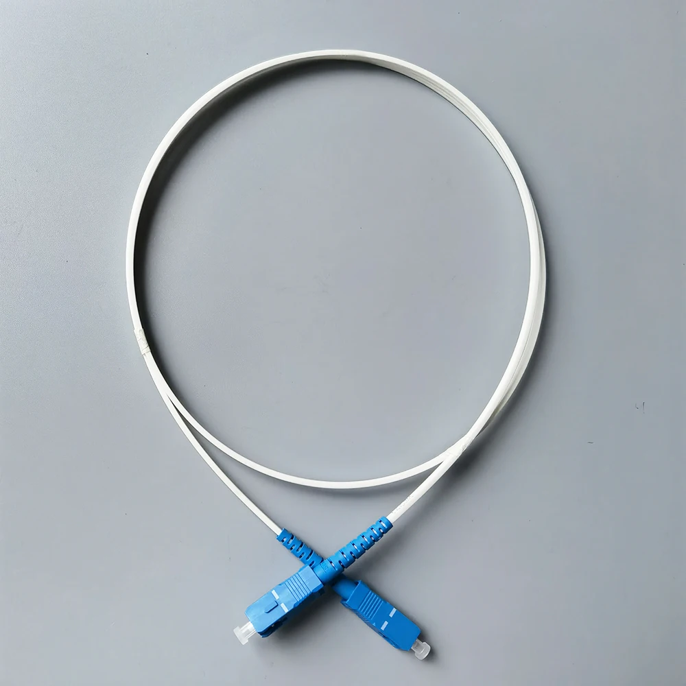 Indoor Drop Fiber Cable Fiber Optic Patch Cord 1M-120M FTTH Single Mode SC/UPC-SC/UPC Factory Wholesale Free Adapter