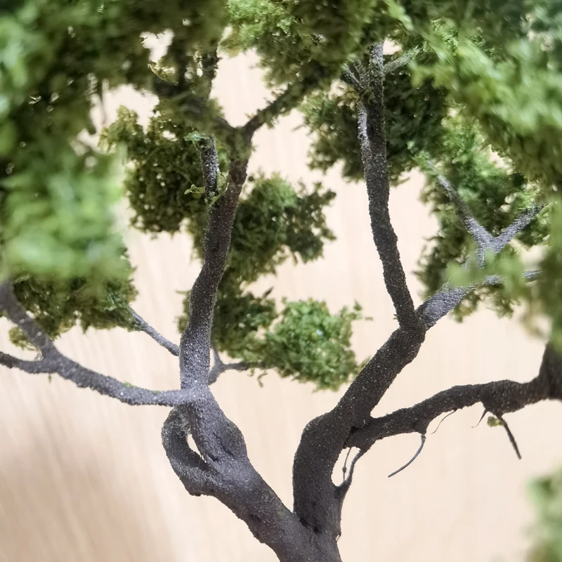 15CM Fine Model Wire Tree high quality train railroad layout Miniature Green Tree Model Landscape Military Sand Table Material