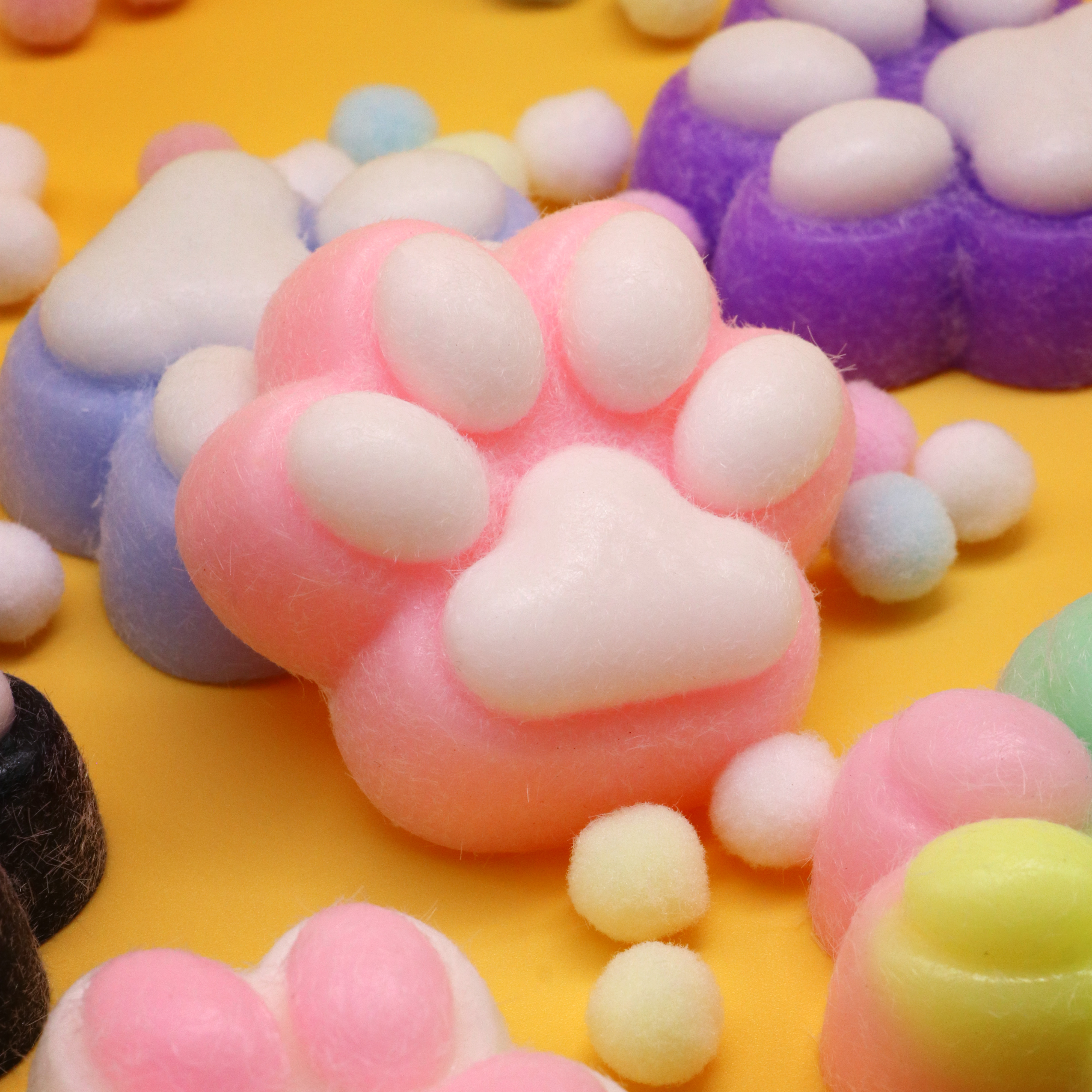 Kawaii süße Katzenpfote Squeeze Spielzeug Langsamer Rückprall Dekompressionsspielzeug Stress reduzieren Dekompression Kinderspielzeug für Kinder Sinnesspielzeug