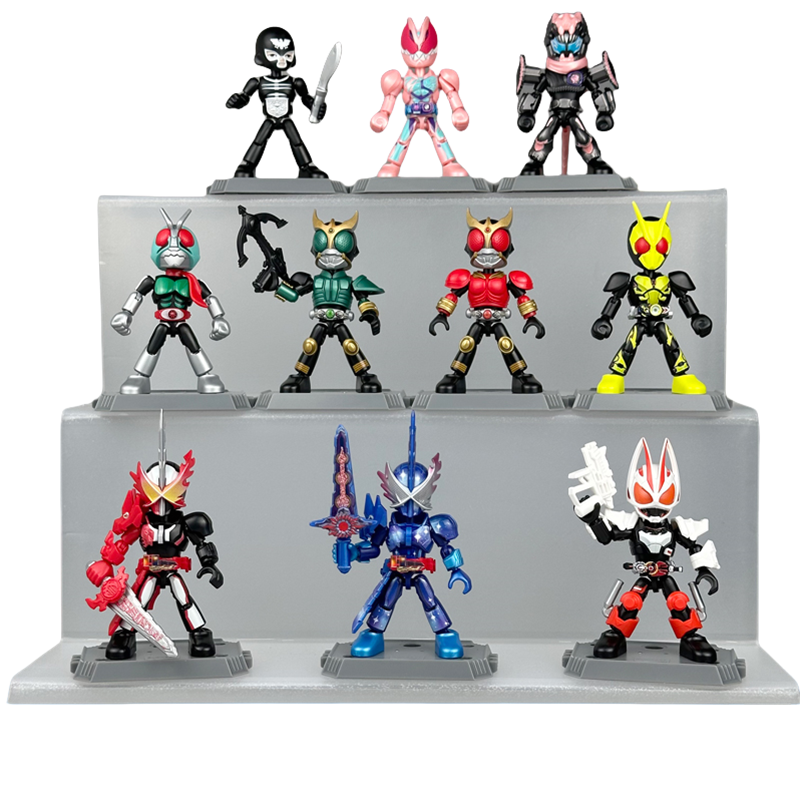 BLOKEES 仮面ライダービルディングブロック 9 個ノーリピートスターライトバージョンセイバーギアッツホッパークウガアクションフィギュア組み立ておもちゃ