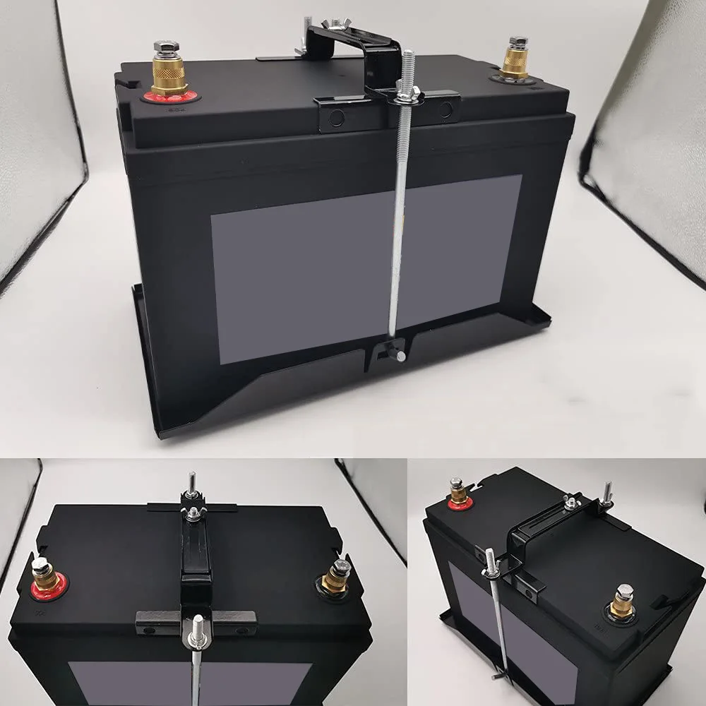 Universal 27 cm Batterie Tablett Halterung Lagerung Batterie Halter Tablett Halterung Halten Unten Clamp Halterung Kit Auto Zubehör für Auto SUV