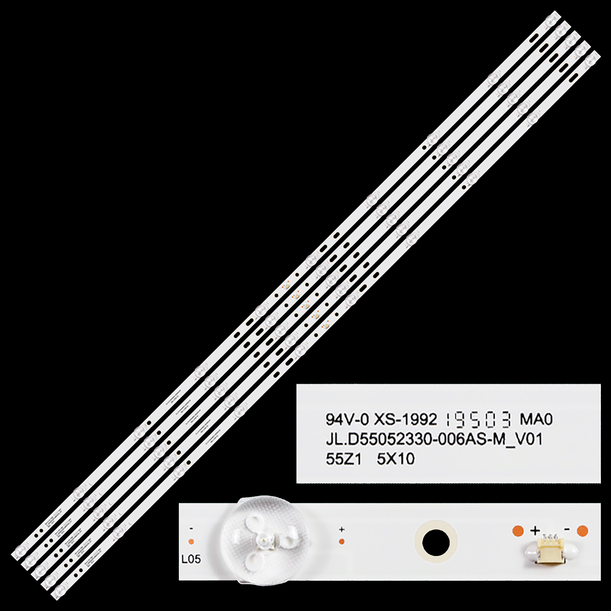 5 шт. светодиодная лента подсветки 10 ламп для K55DLX9US LE-55Z1 ST-5540US MS-L3184 V2 SJ.CX.D5500802-2835KS-M JL.D55052330-006AS-M_V01