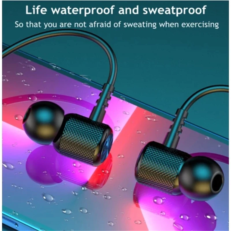 Bluetooth Kopfhörer Drahtlose Kopfhörer Magnetische HIFI Sport Neckband Neck-hängende TWS Ohrhörer Drahtlose Blutooth Headset Spiel