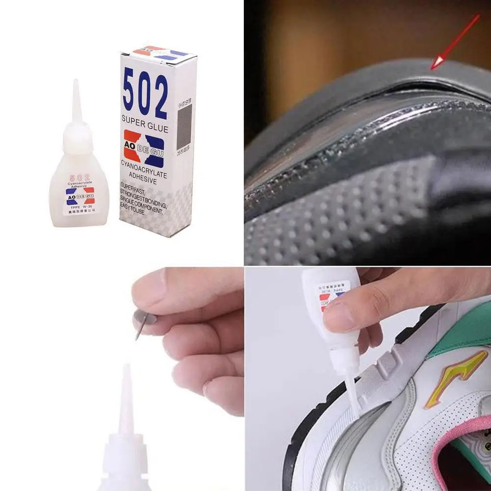 Superpegamento instantáneo de 8g/30g, fuerte adherencia, la mejor reparación 502 rápido T6E4, agente multiusos especial para reparación de zapatos