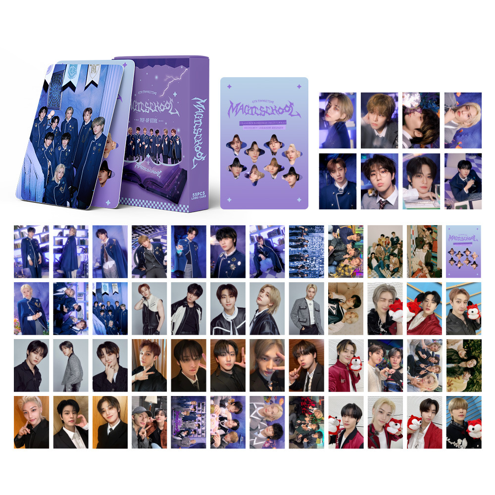 55pcs Kpop Group Lomo Cards MANIAC Photocard New Album Photo Print Cards Set Fans Collection