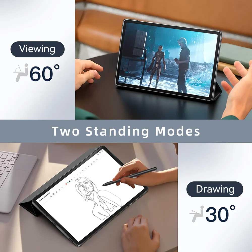 Чехол для планшета Samsung Galaxy Case для A7 lite S6 liteTab A9 A8 A7 S7 S8 S9 и Plus FE Smart Auto Sleep Wake Function Cover