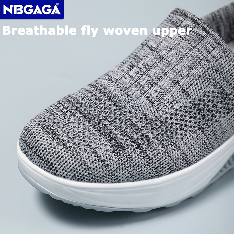 Mulheres sapatos de caminhada almofada de ar antiderrapante sapatos ortopédicos senhoras plataforma mules cunha respirável tênis femininos