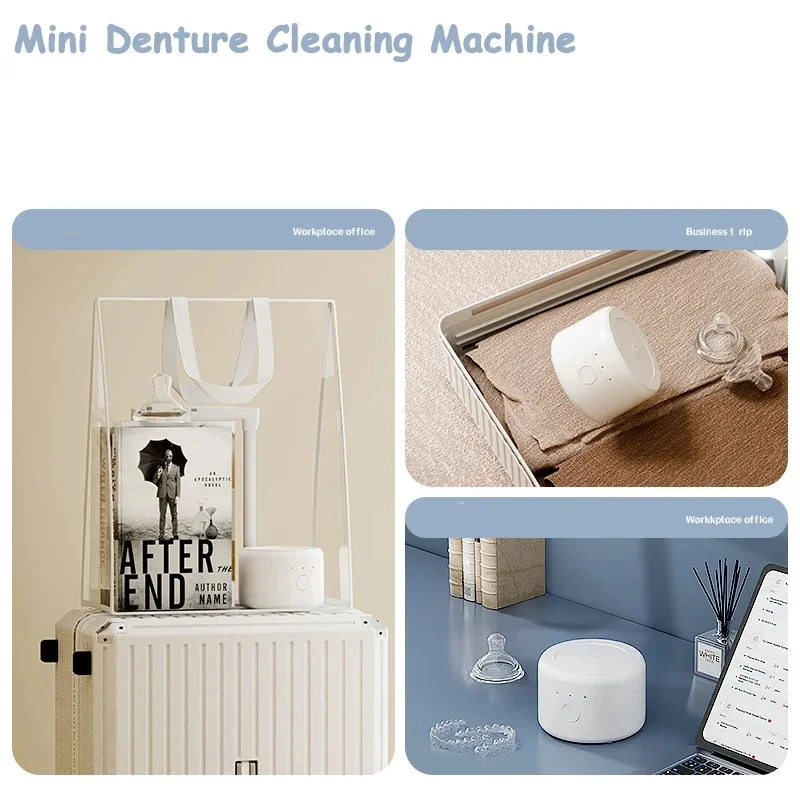 Xiaomi 50KHZ Ultrasonic Cleaning Machine Eyeglass Multi-function Washing Machine Household Braces WatchesTiming Cleaning Machine