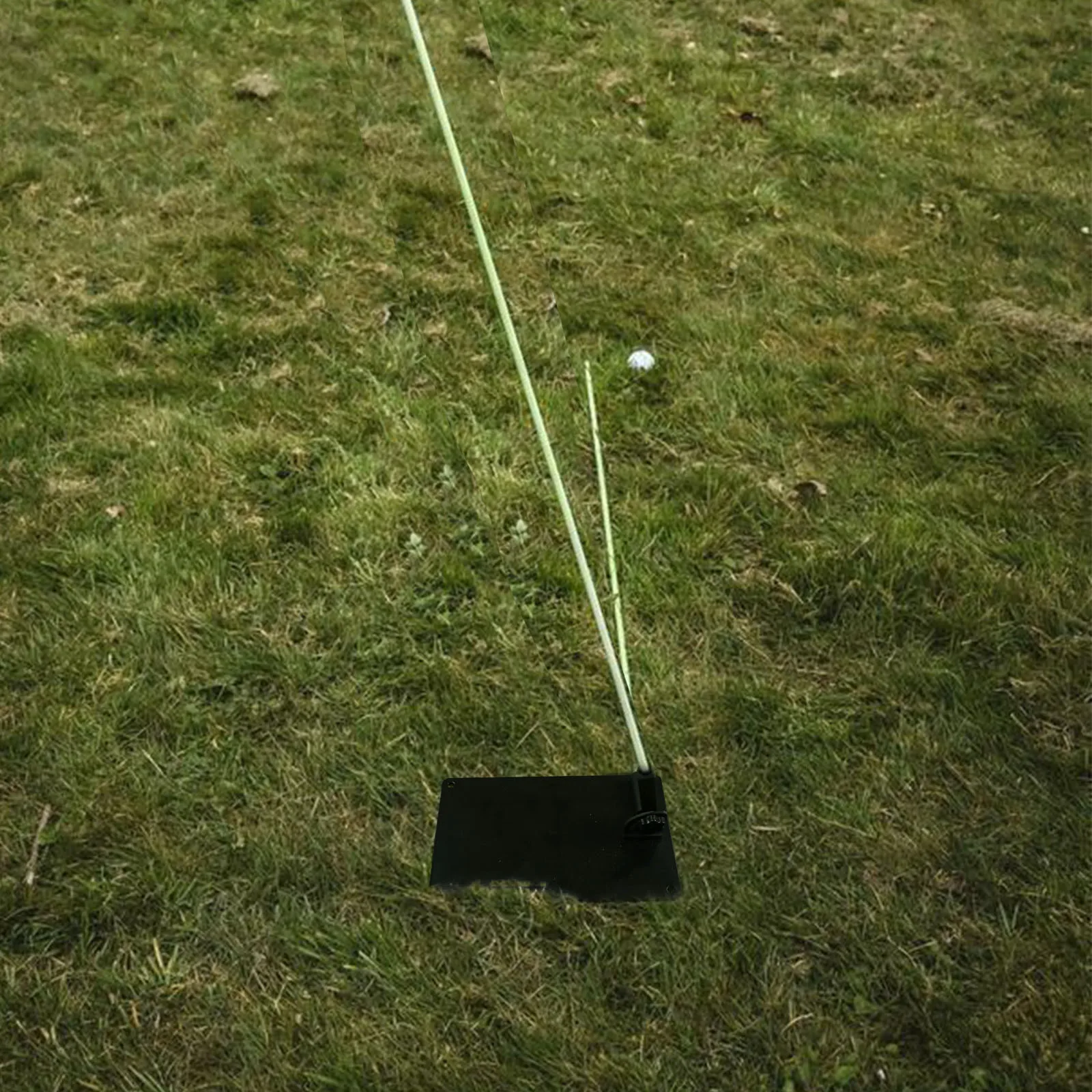 Soporte de palo de alineación de Golf, placa de práctica de Swing, entrenador de avión, Ayuda de entrenamiento, Base de palo de alineación